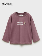 MANGO Message cotton T-shirt