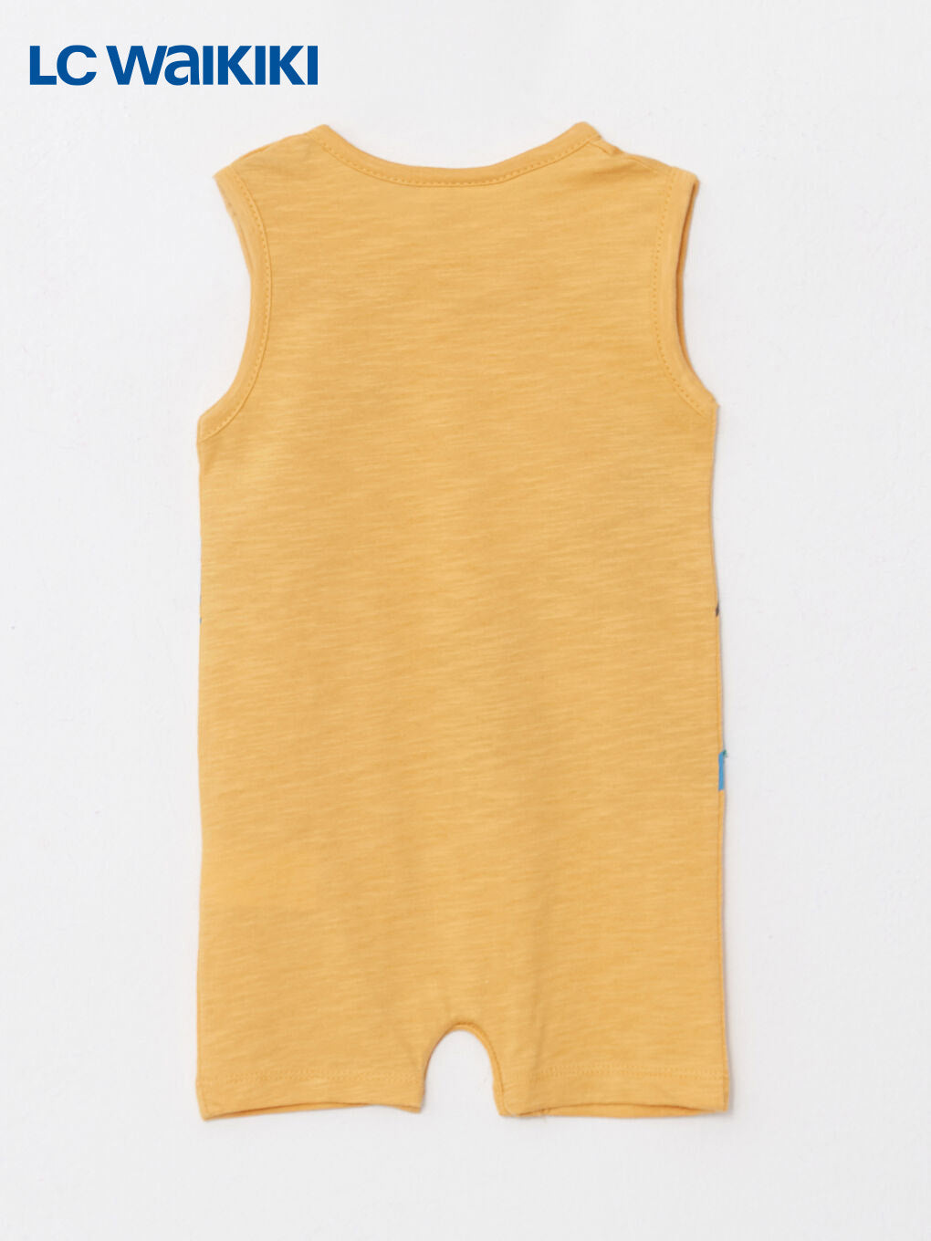 LC Waikiki Yellow Crew Neck Baby Boy Jumpsuit