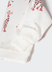 Zara Giraffe Printed Cotton Sweatshirt EASTORE 