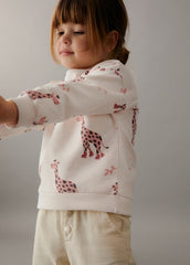 Zara Giraffe Printed Cotton Sweatshirt EASTORE 