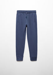 MANGO Cotton jogger-style trousers