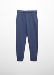 MANGO Cotton jogger-style trousers