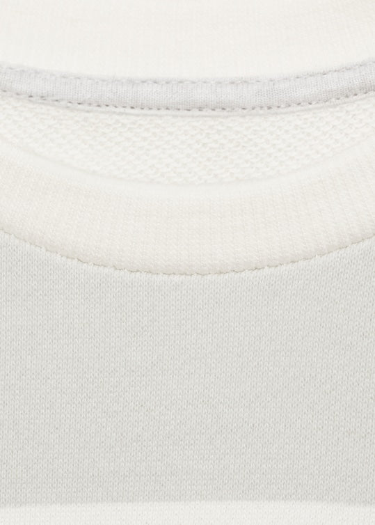 MANGO Striped cotton-blend sweatshirt