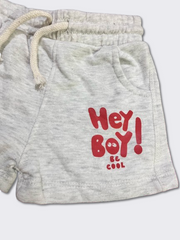 Lefties Hey Bro Light Grey Shorts