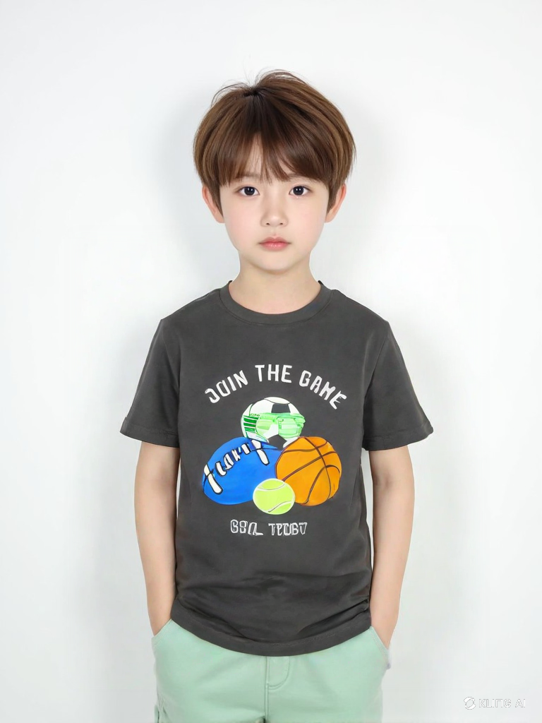 Blue Seven Kids Game On Sports Crusher Tee