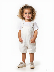 Mango Short denim dungarees