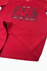 Beverly Hills Polo Club Boys Red Printed Round Neck T-shirt