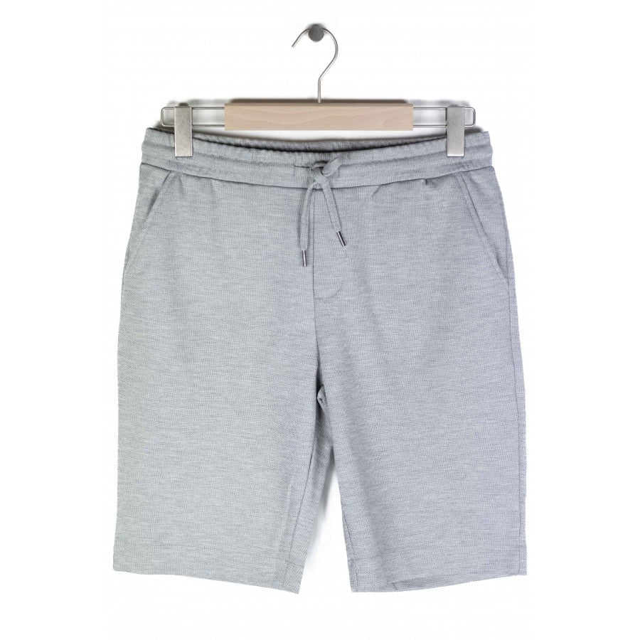 Blue Seven Boys - Light Grey Melange Knitted Shorts