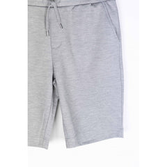 Blue Seven Boys - Light Grey Melange Knitted Shorts