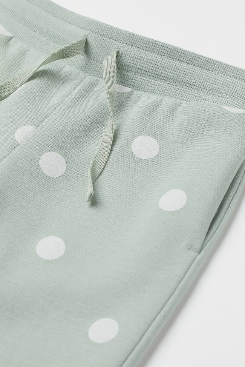 BLUE SEVEN Polka Dot Zipper Sweatpants Set 3 EASTORE 