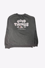 MANGO Grey Good things Sweatshirt