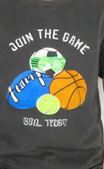 Blue Seven Kids Game On Sports Crusher Tee
